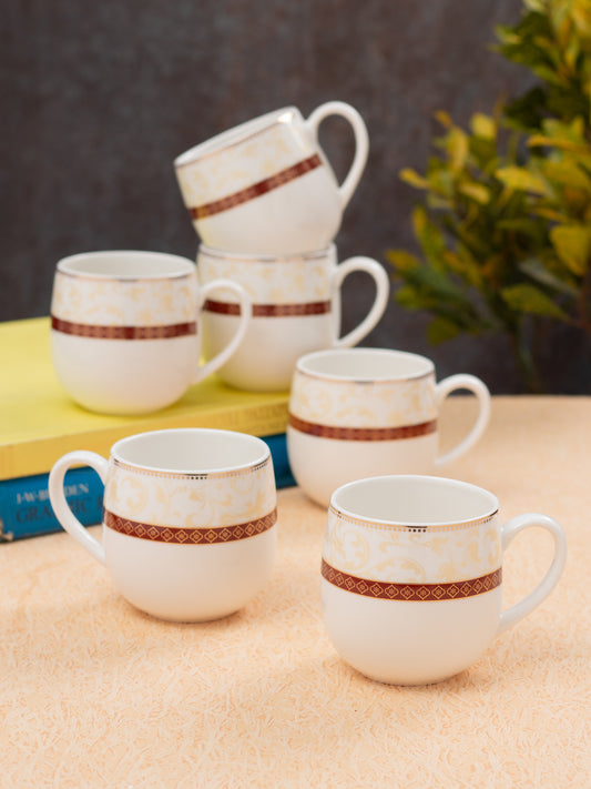 JCPL Charlie Crysta Coffee & Tea Mug Set of 6 (CR403)