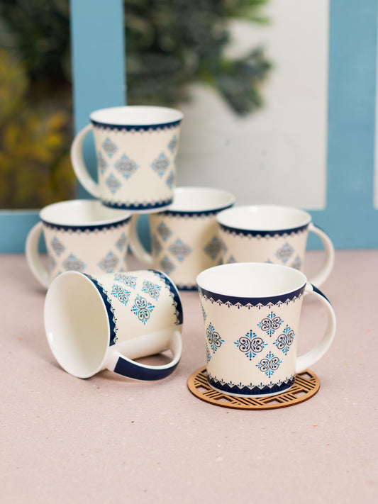 JCPL Jackson Hilton Coffee & Tea Mug Set of 6 (392)