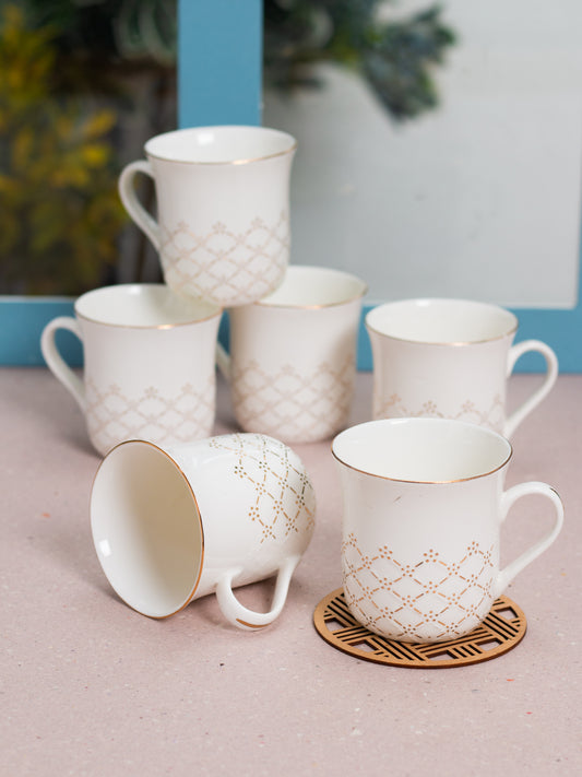 JCPL Gulshan Abode Coffee & Tea Mug Set of 6 (401)