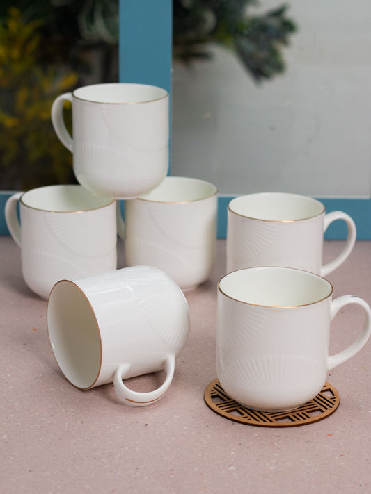 JCPL Marina Kohinoor Coffee & Tea Mug Set of 6 (1900)