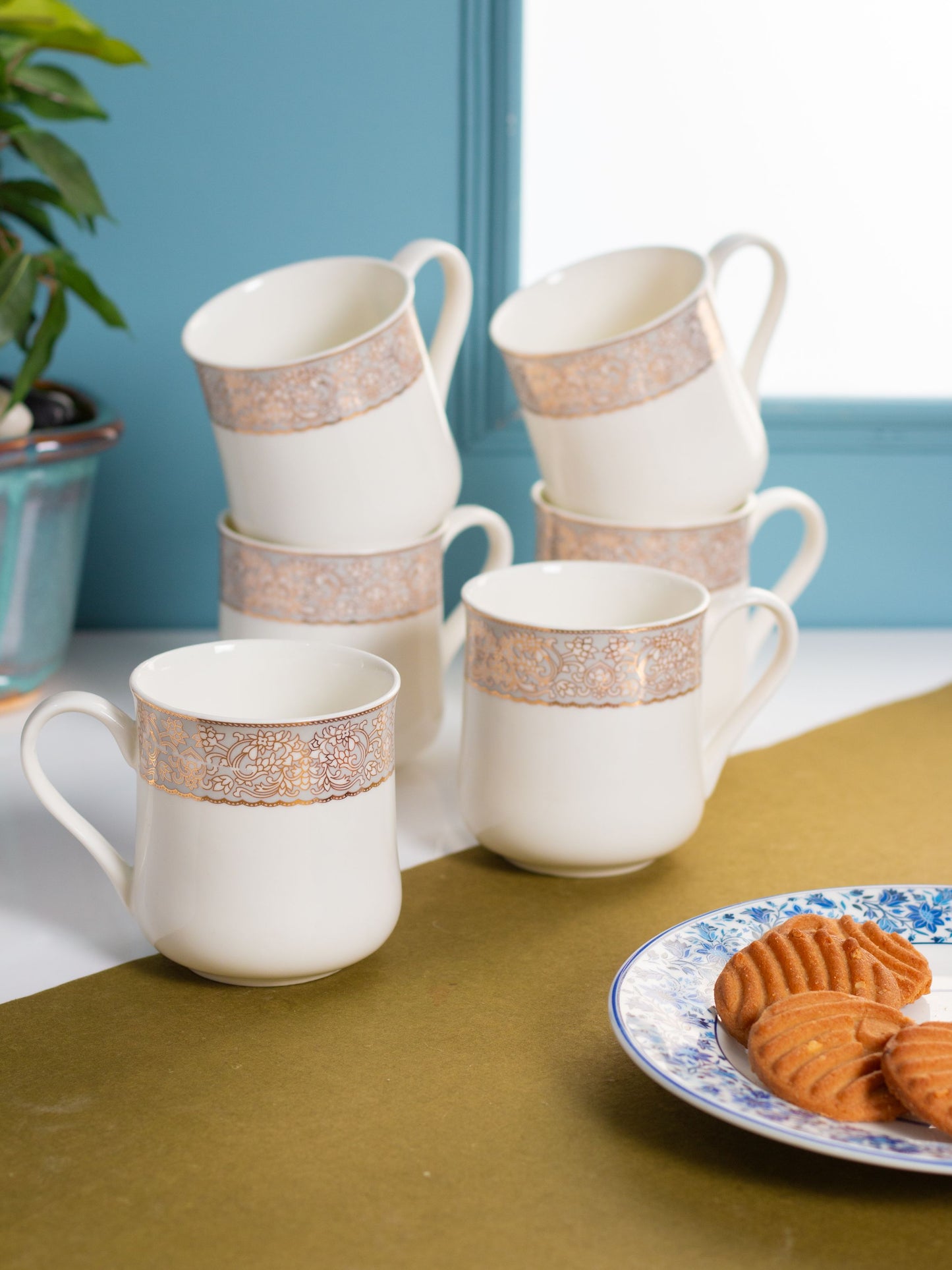 JCPL Sherry Aroma Coffee & Tea Mug Set of 6 (AS28)