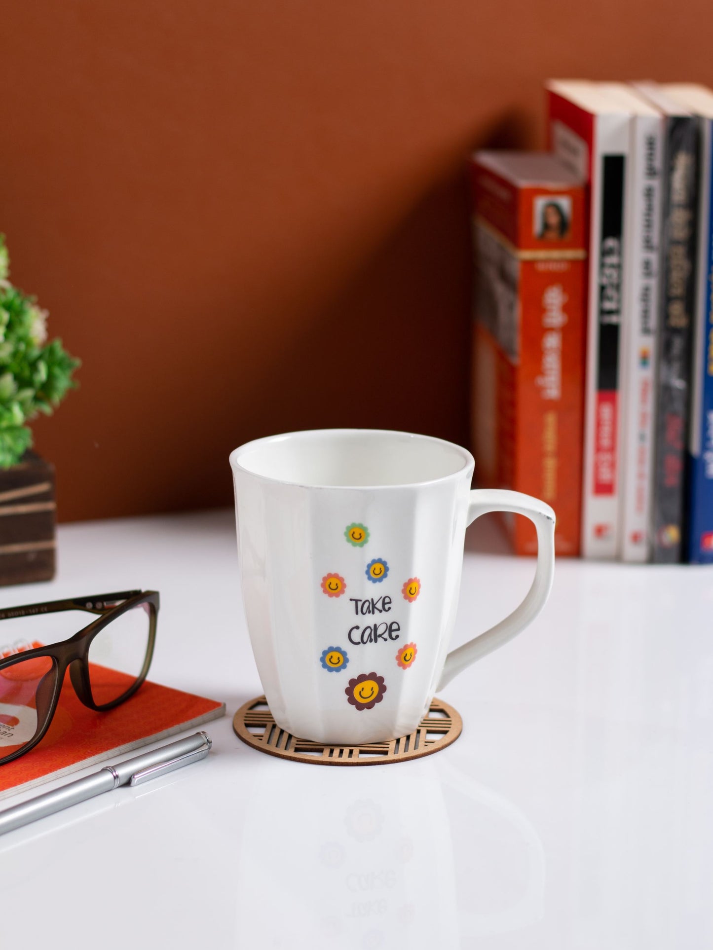 JCPL Bingo Porcelain Coffee/ Milk Mug, 1 Piece, 390ml
