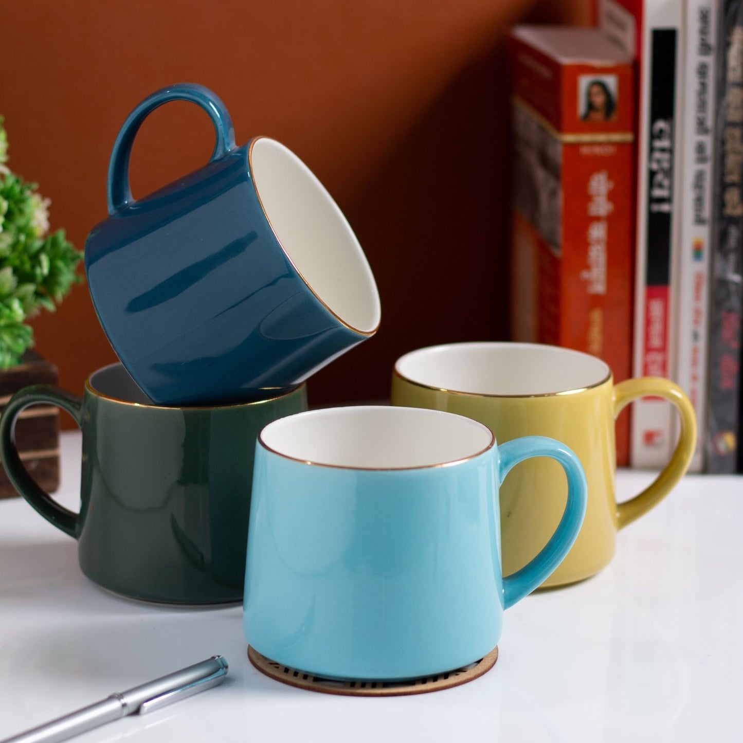 JCPL Alice Zest Coffee/ Milk Mug, 1 Piece, 350ml