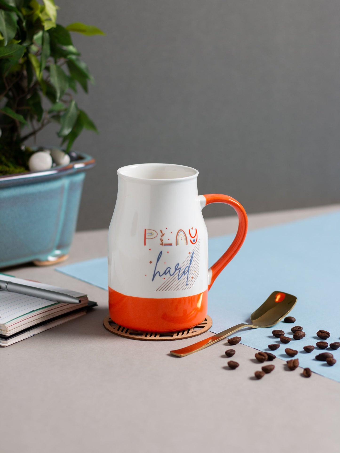 JCPL Flask Zest Coffee/ Milk Mug, 1 Piece, 440ml (ZS25)