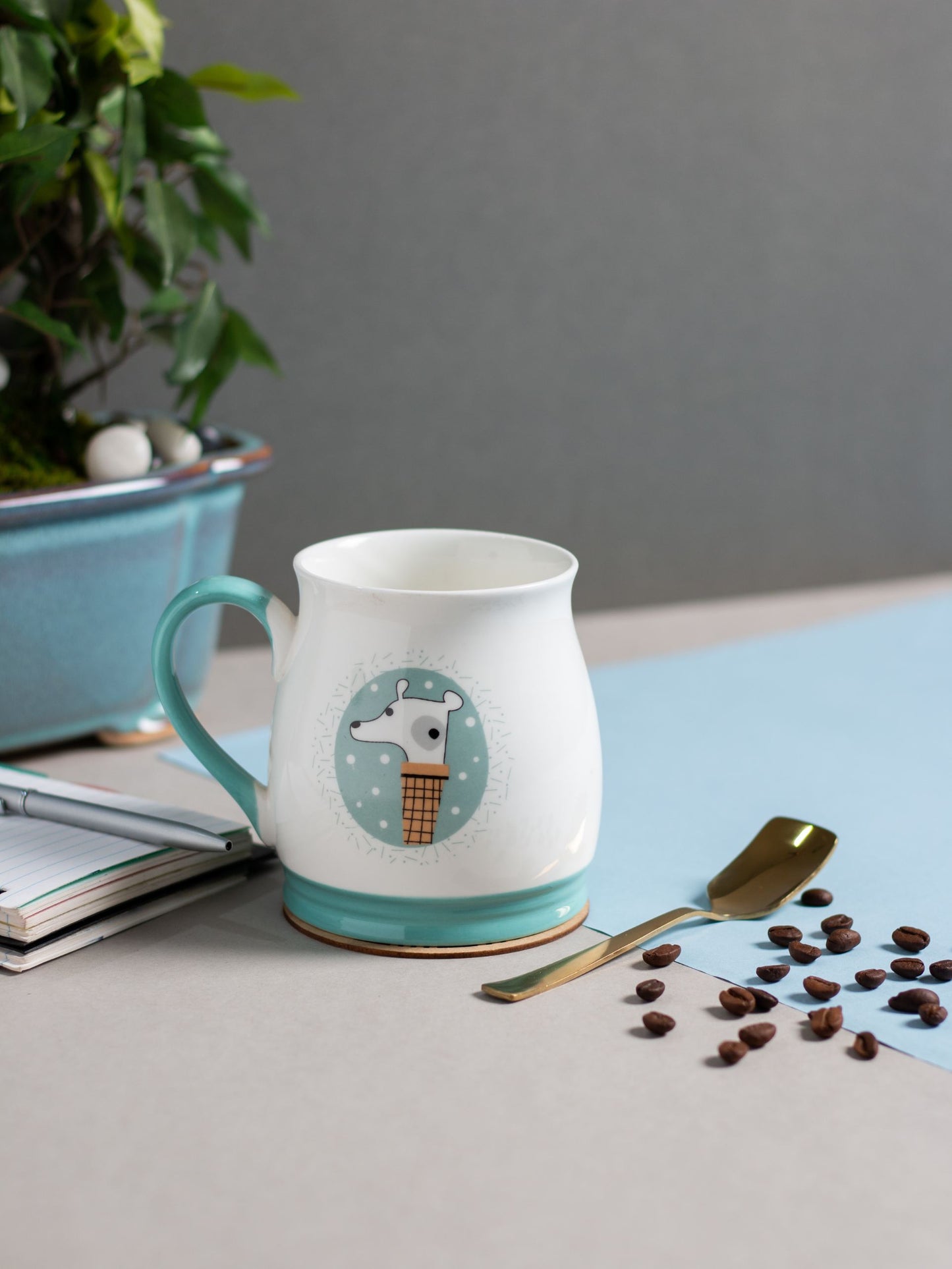 JCPL Pepper Zest Coffee/ Milk Mug, 1 Piece, 490ml