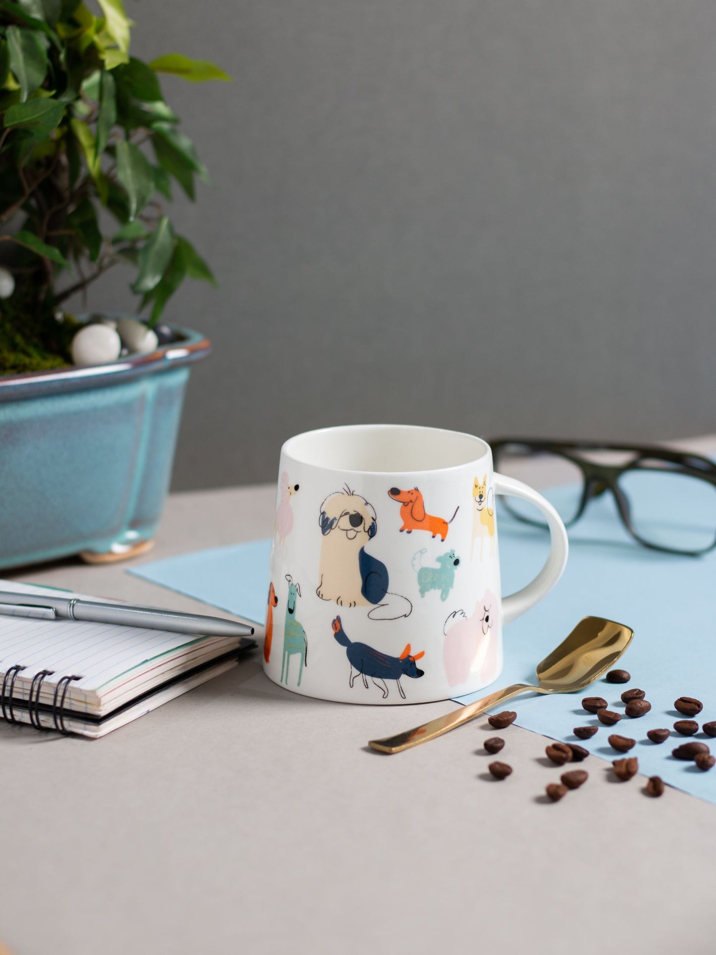 JCPL Spring Zest Coffee/ Milk Mug, 1 Piece, 410ml (ZS25)