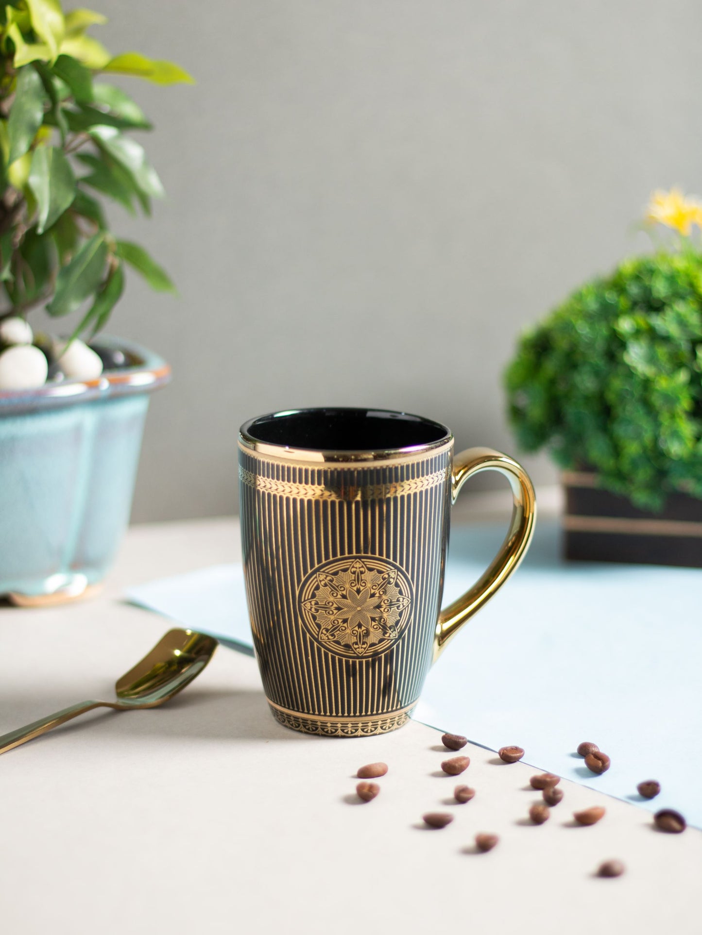 JCPL Orion Ebony Coffee/ Milk Mug, 1 Piece, 260ml (E601)
