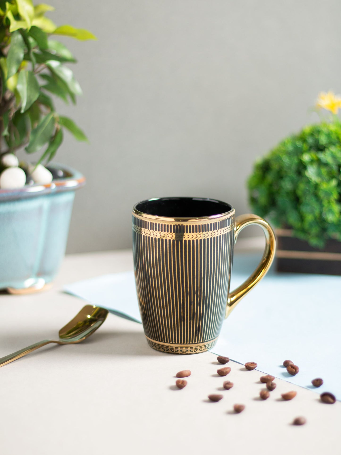 JCPL Orion Ebony Coffee/ Milk Mug, 1 Piece, 260ml (E602)