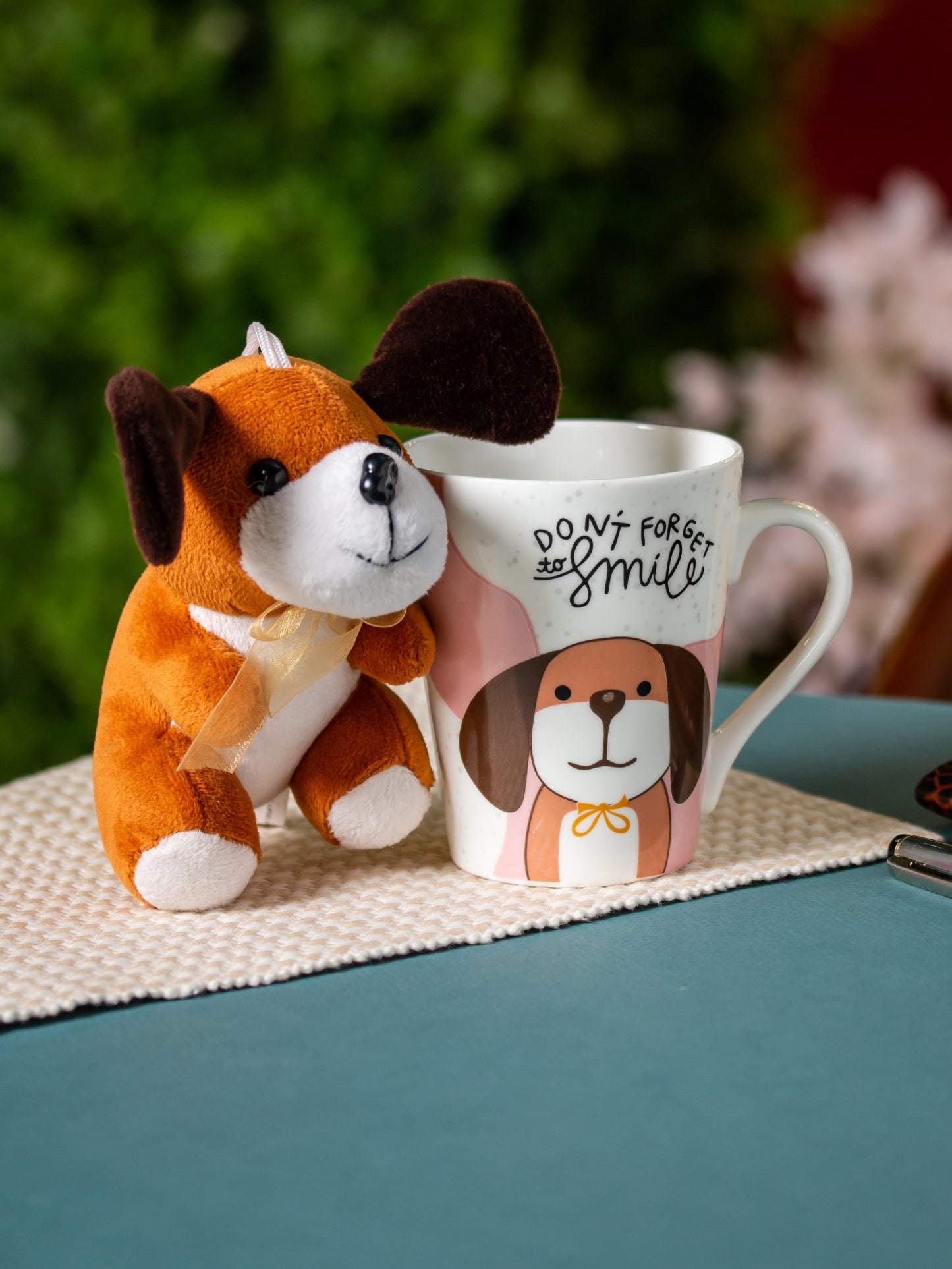 Zing Dog Coffee & Milk Mug with Toy, 340ml, 1 Piece