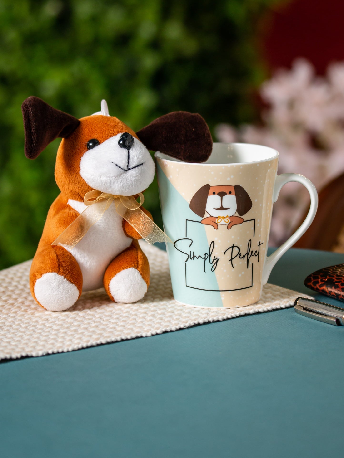 Zing Dog Coffee & Milk Mug with Toy, 340ml, 1 Piece