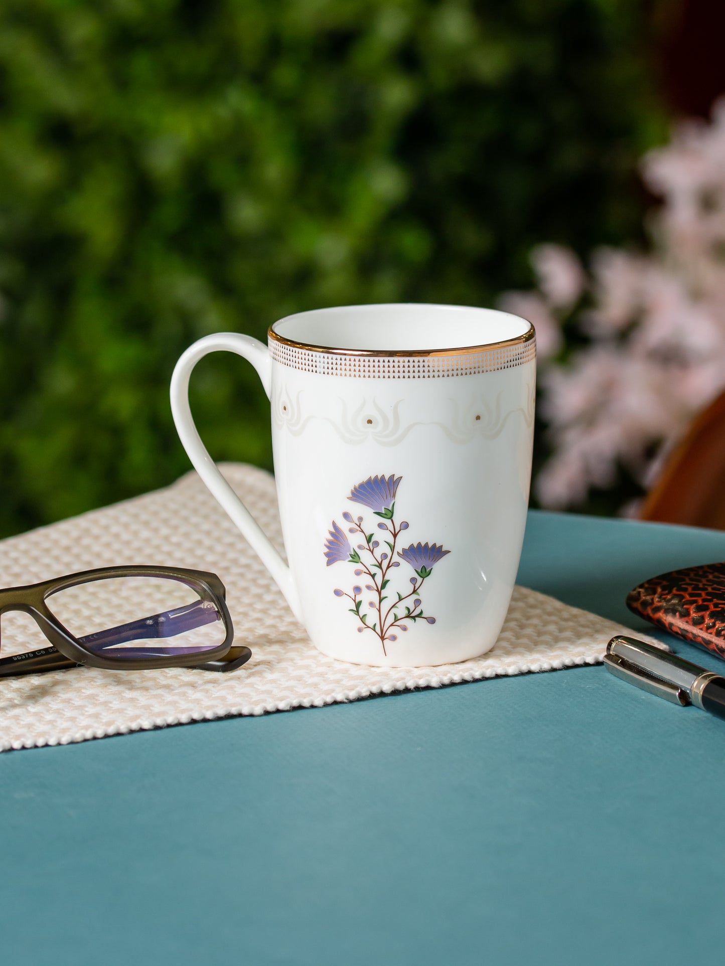 Oxford Royal Velvet Coffee & Milk Mug, 2 Piece, 310 ml (RV903)