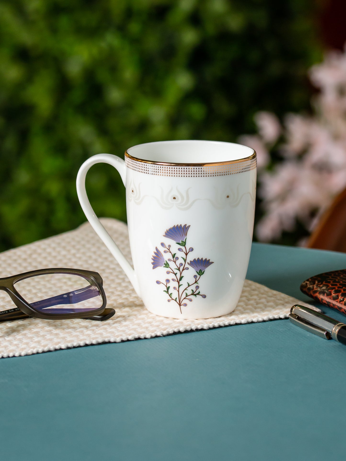 Oxford Royal Velvet Coffee & Milk Mug, 2 Piece, 310 ml (RV903)