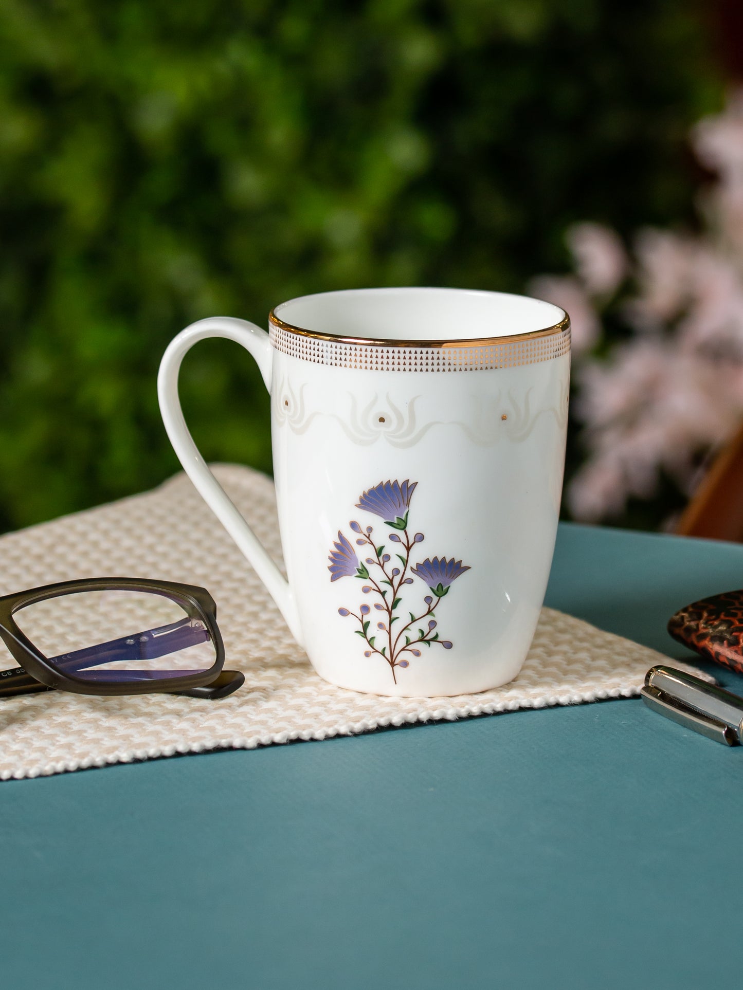Oxford Royal Velvet Coffee & Milk Mug, 2 Piece, 310 ml (RV903)