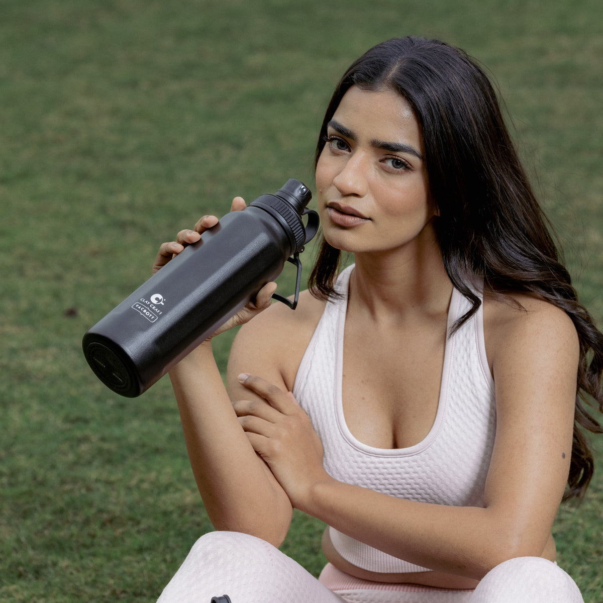Vacbott Zoro Impress Vacuum Insulated Double Walled Water Bottle 18 Hrs Hot & 24 Hrs Cold Stainless Steel Flask, BIS Certified, 900ml