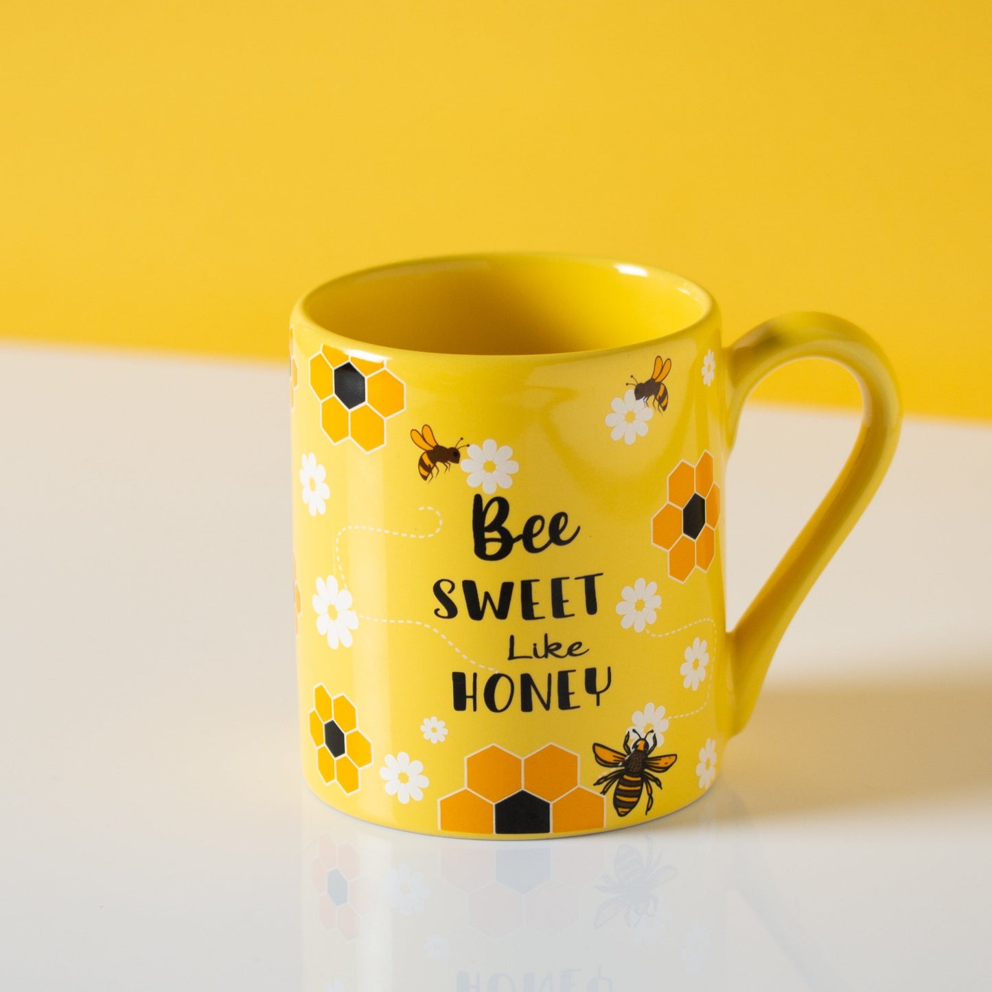 Swing Pebble Lovely Quotes Printed Coffee & Milk Mug, 1 Piece, 350ml