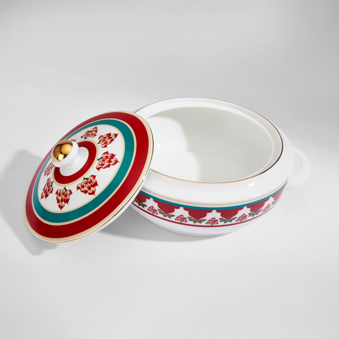 India Circus Blushed Orchard Georgian Dinner Set - 40 Pieces