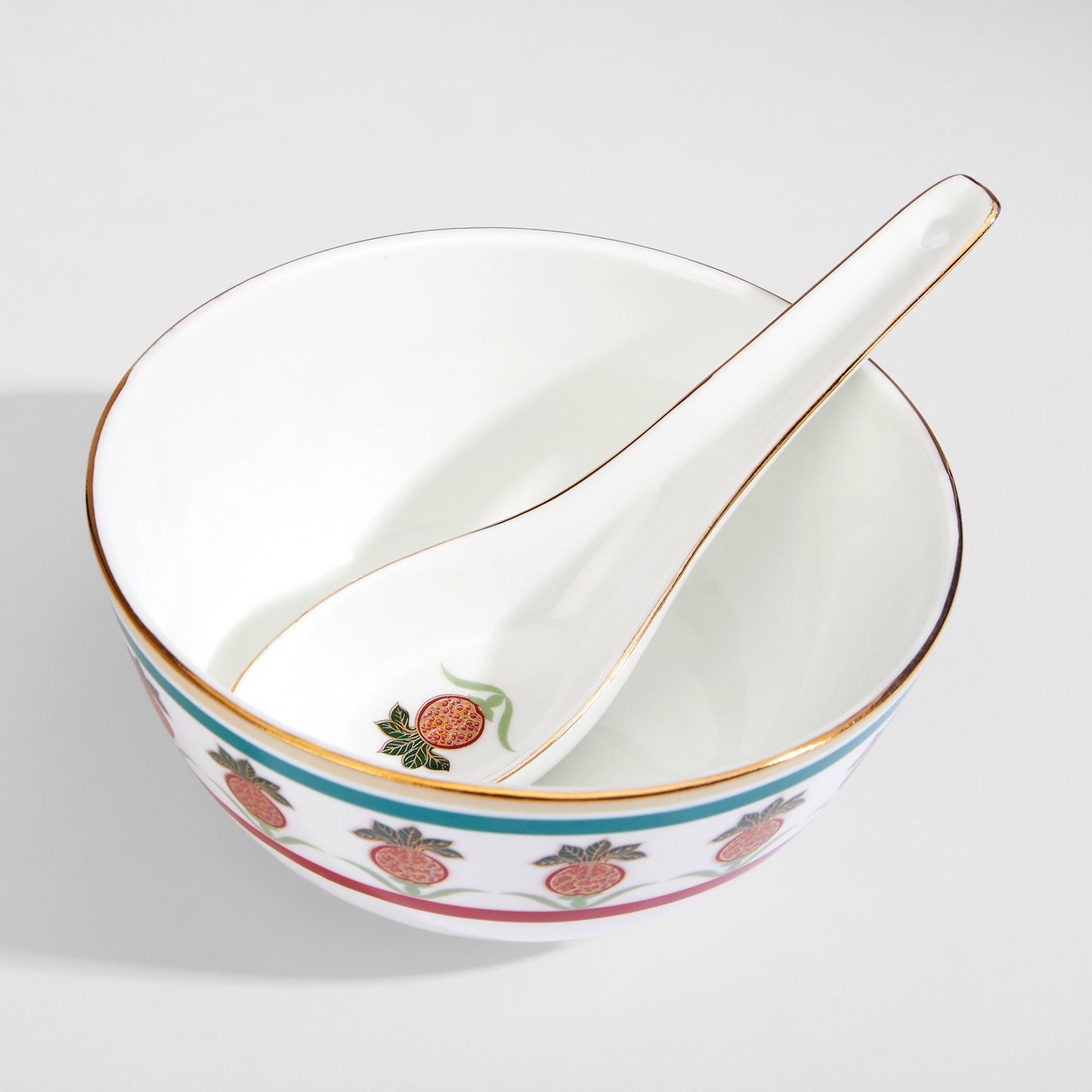 India Circus Blushed Orchard Georgian Dinner Set - 40 Pieces