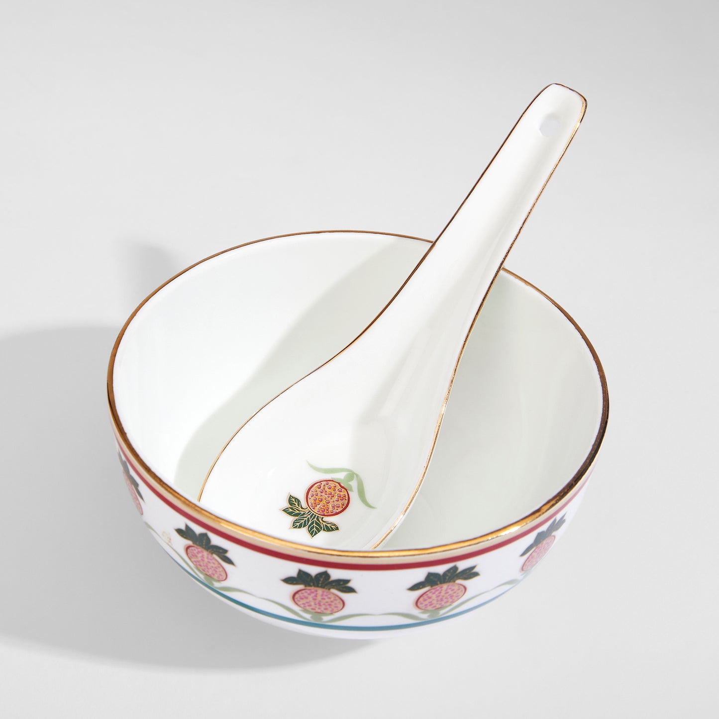 India Circus Blushed Orchard Georgian Dinner Set - 40 Pieces