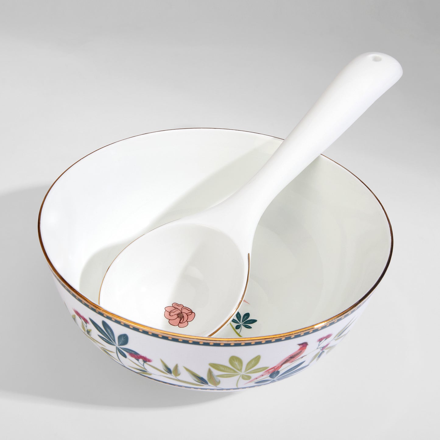 India Circus Grandeur Greens Georgian Dinner Set - 40 Pieces