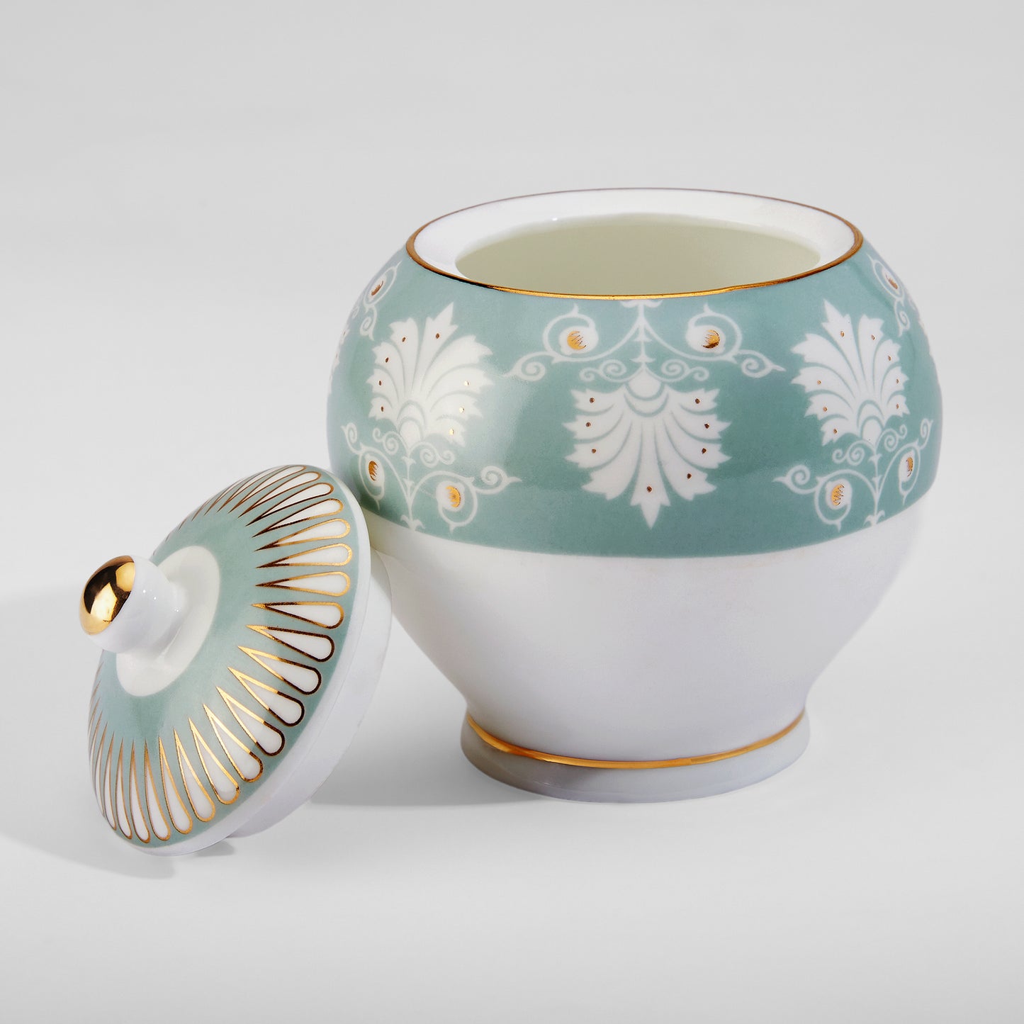 India Circus Regal Romance Olive Tea Set