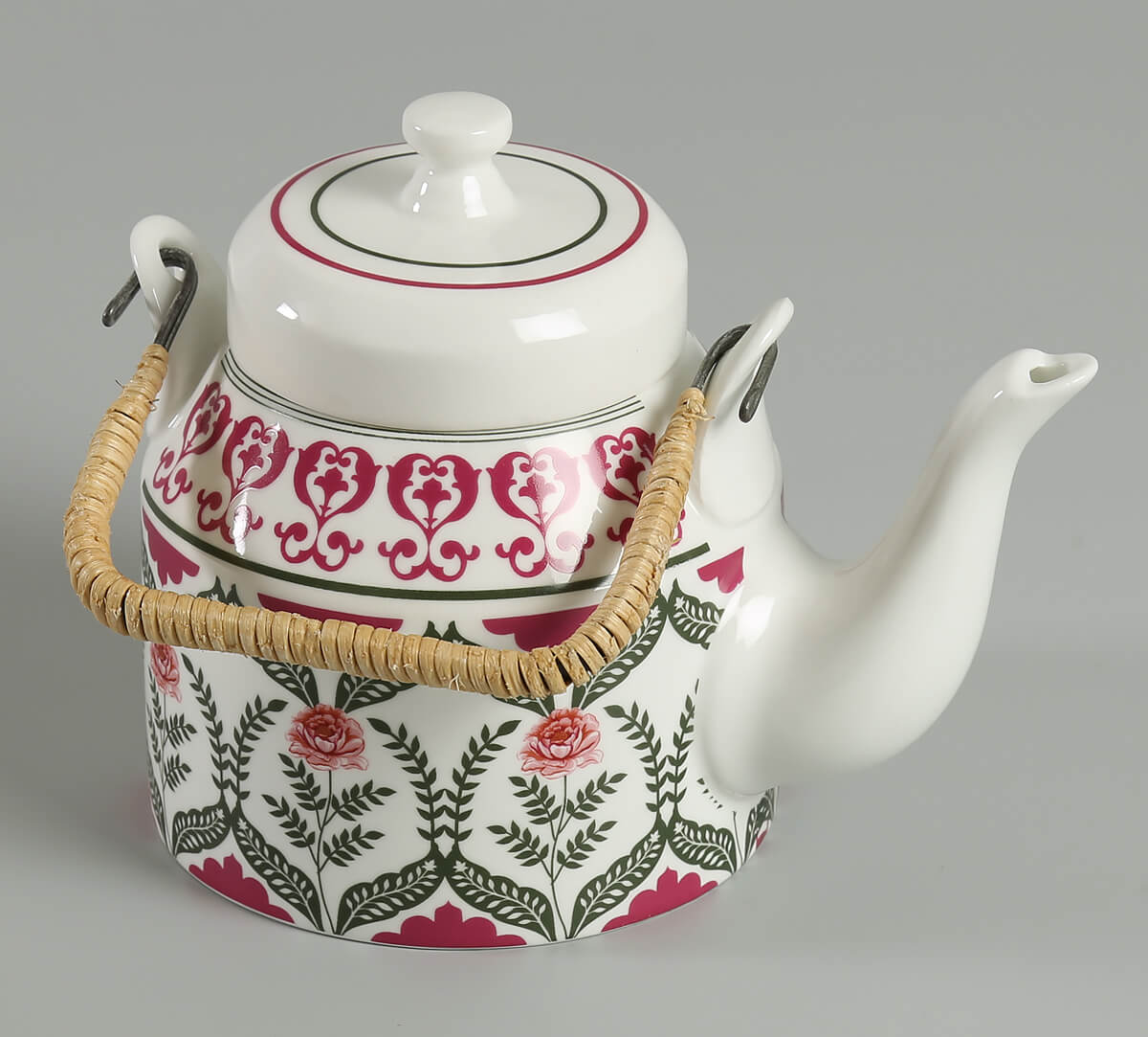 India Circus Floral Fountain Desi Kettle 1Pc