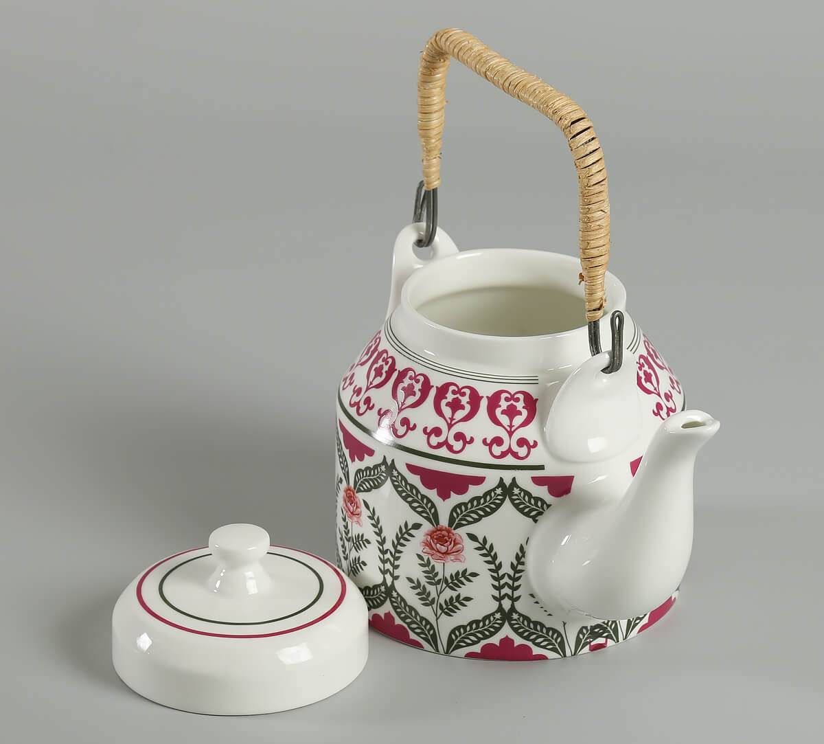 India Circus Floral Fountain Desi Kettle 1Pc