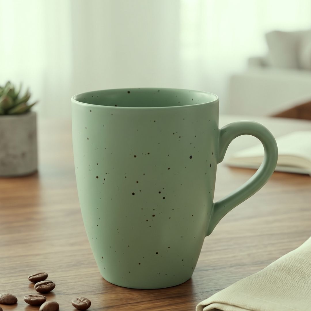 JCPL Porcelain Coffee Mug for Home, Office & Gifting, Matte Finish, 270 ml (1Pcs)