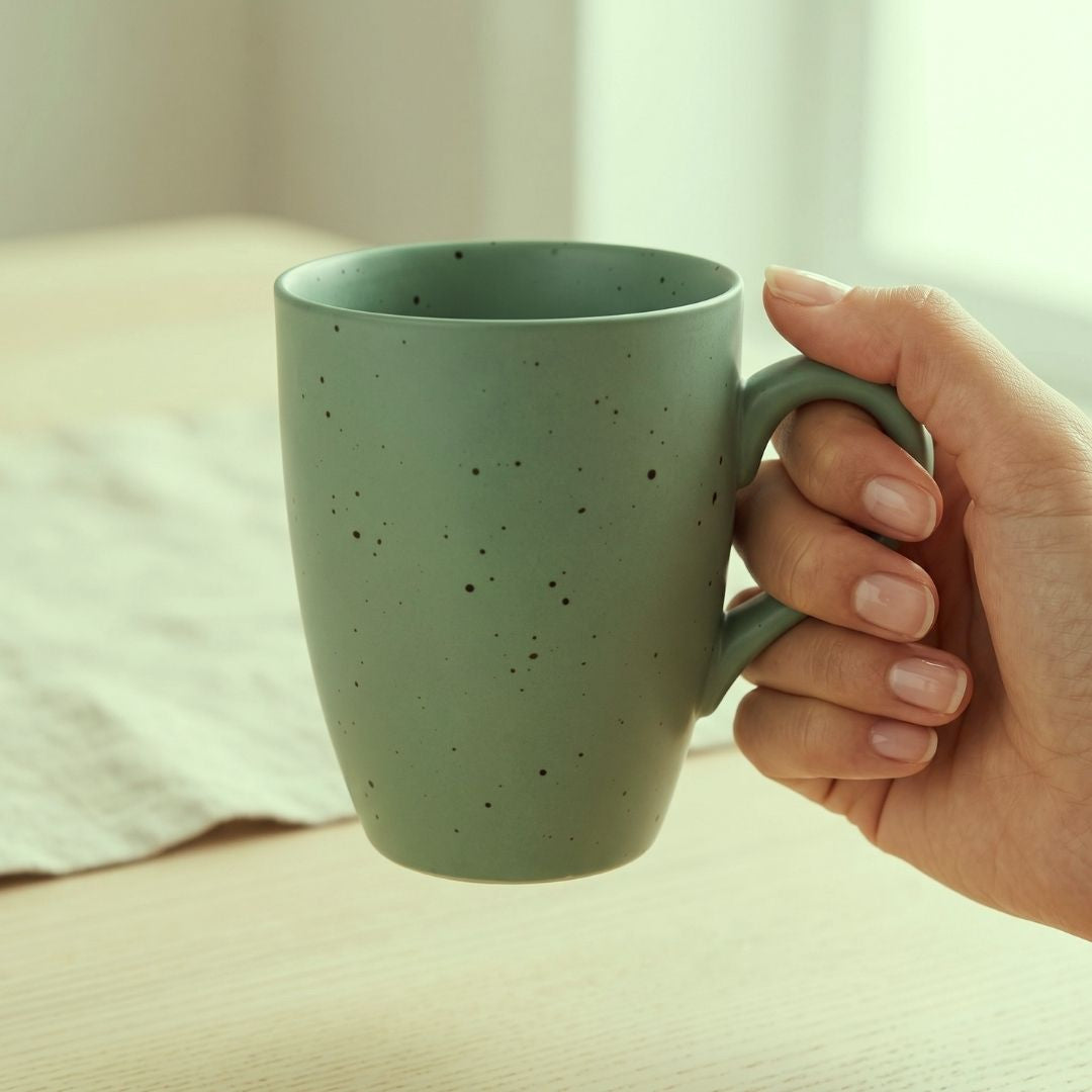 JCPL Porcelain Coffee Mug for Home, Office & Gifting, Matte Finish, 270 ml (1Pcs)