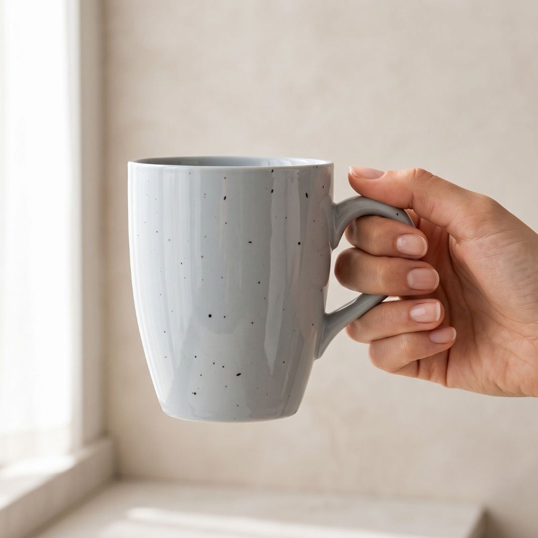 JCPL Porcelain Coffee Mug for Home, Office & Gifting, Matte Finish, 270 ml (1Pcs)
