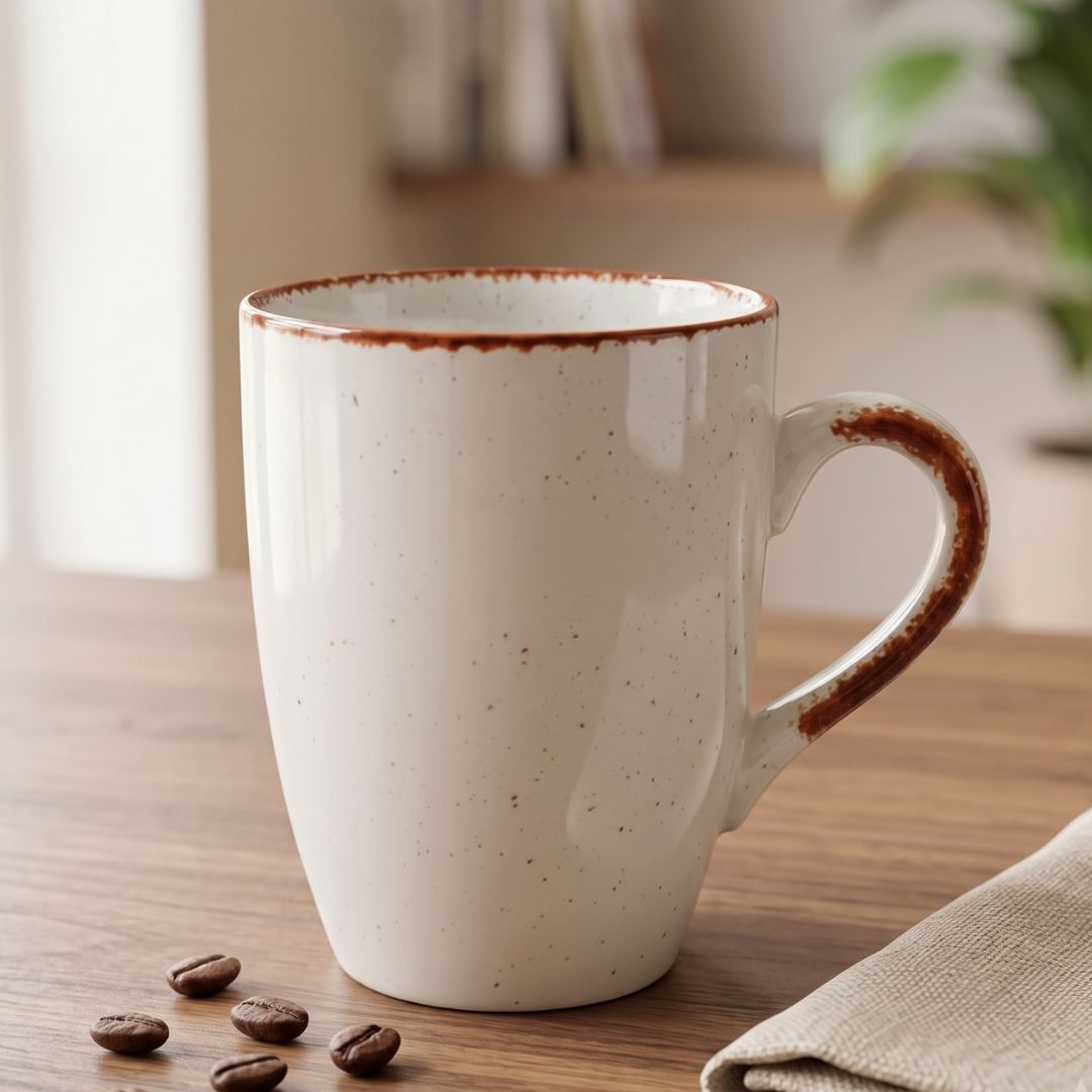 JCPL Porcelain Coffee Mug for Home, Office & Gifting, Matte Finish, 270 ml (1Pcs)