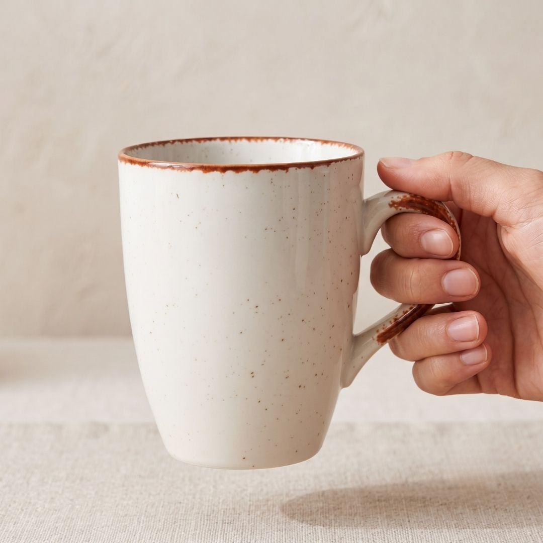 JCPL Porcelain Coffee Mug for Home, Office & Gifting, Matte Finish, 270 ml (1Pcs)