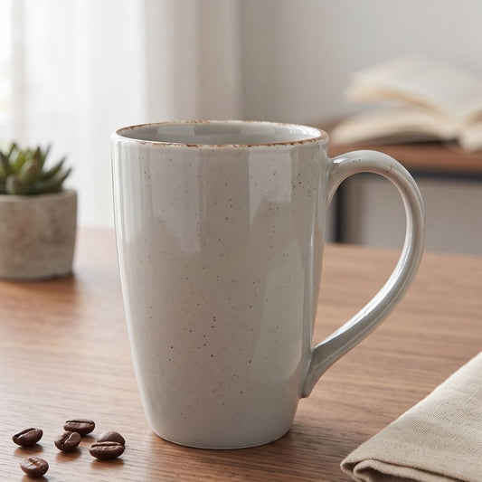 JCPL Porcelain Coffee & Milk Mug, Solid Green, Matte Finish, 270 ml, 1 Pcs