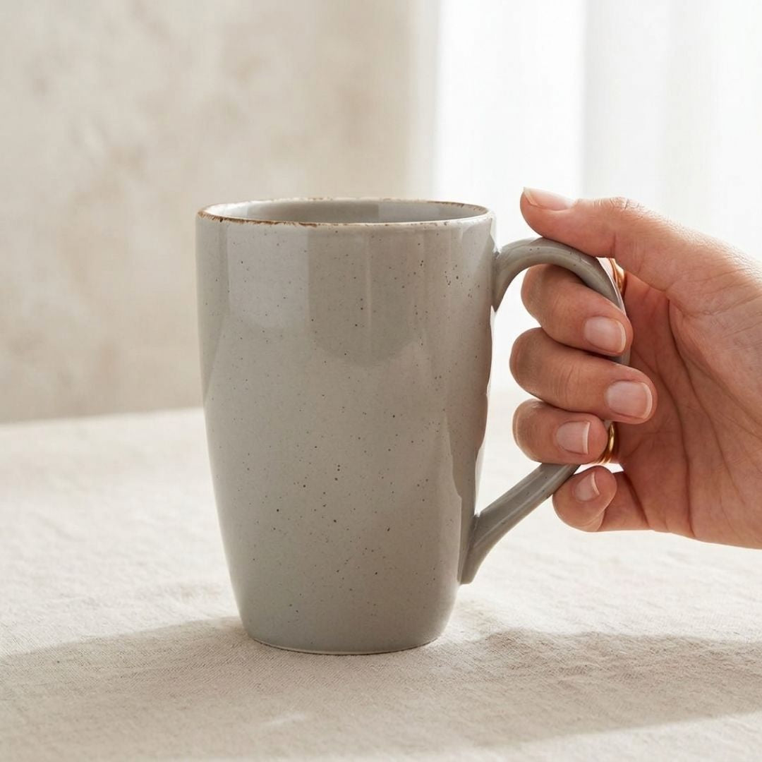 JCPL Porcelain Coffee Mug for Home, Office & Gifting, Matte Finish, 270 ml (1Pcs)