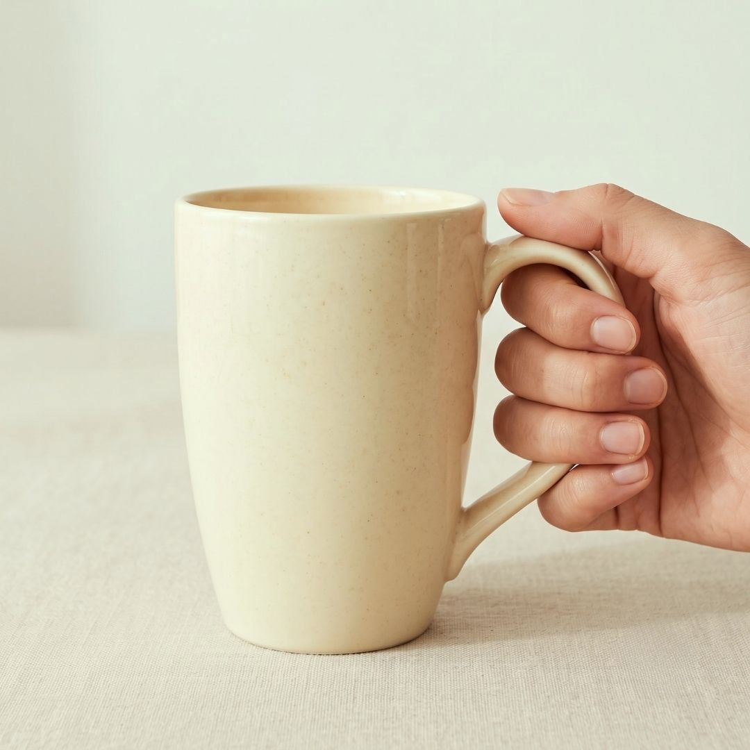 JCPL Porcelain Coffee Mug, Glossy Finish Mug for Home, Office & Gifting, 270 ml (1Pcs)