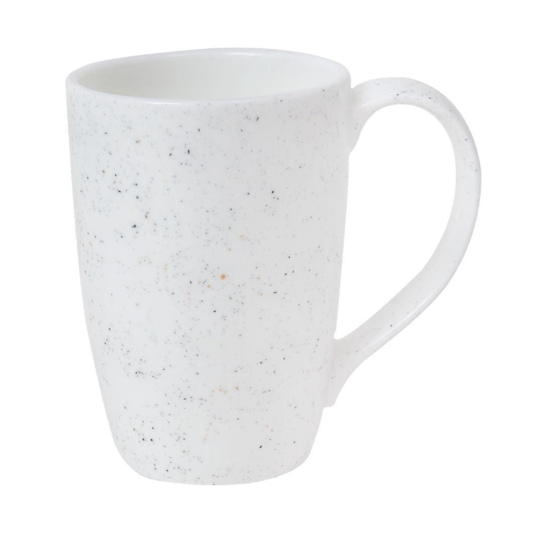 JCPL Porcelain Coffee Mug (Set of 6) Textures Coral Glossy Finish Mugs for Home, Office & Gifting, 270 ml