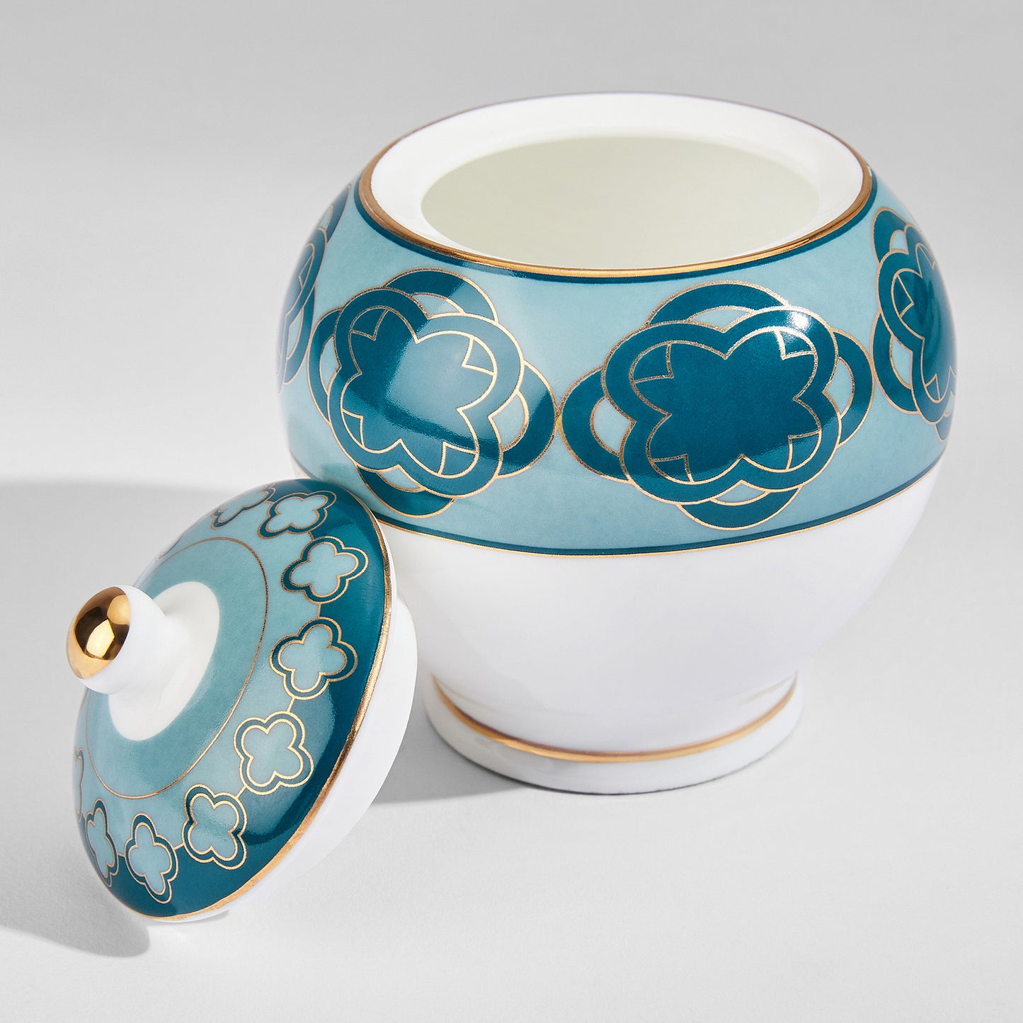 India Circus Oceanic Opulence Olive Tea Set