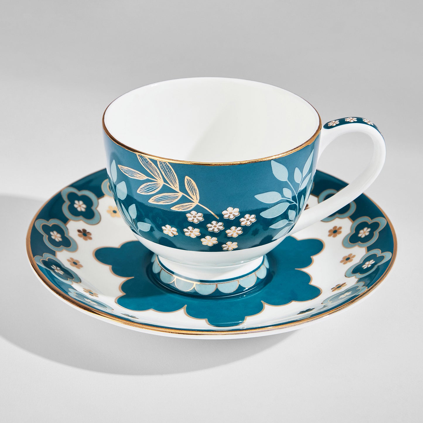 India Circus Oceanic Opulence Olive Tea Set