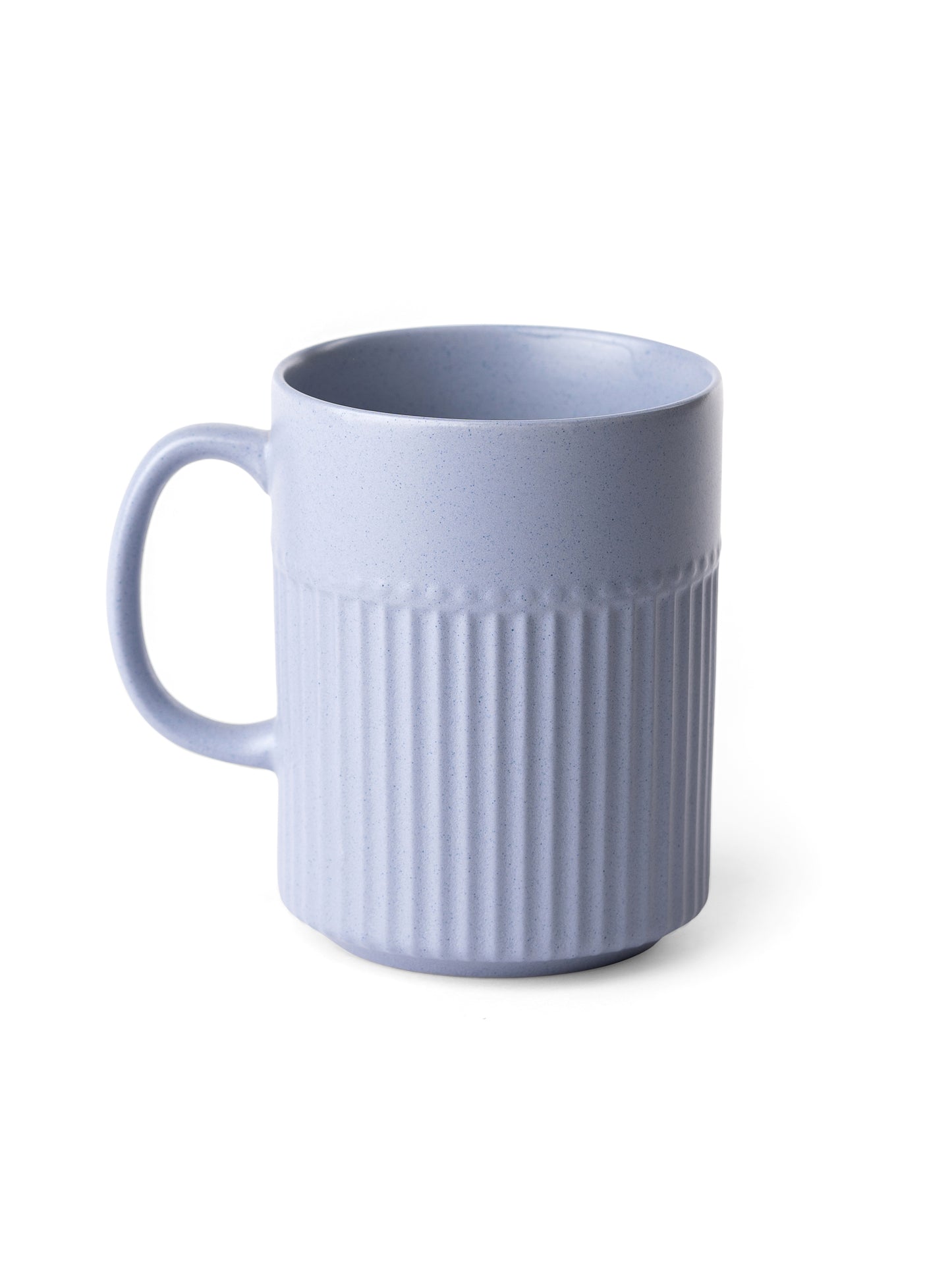 Crimson Matte Pebble Blue Coffee/ Milk Mug, 1 Piece, 350 ml