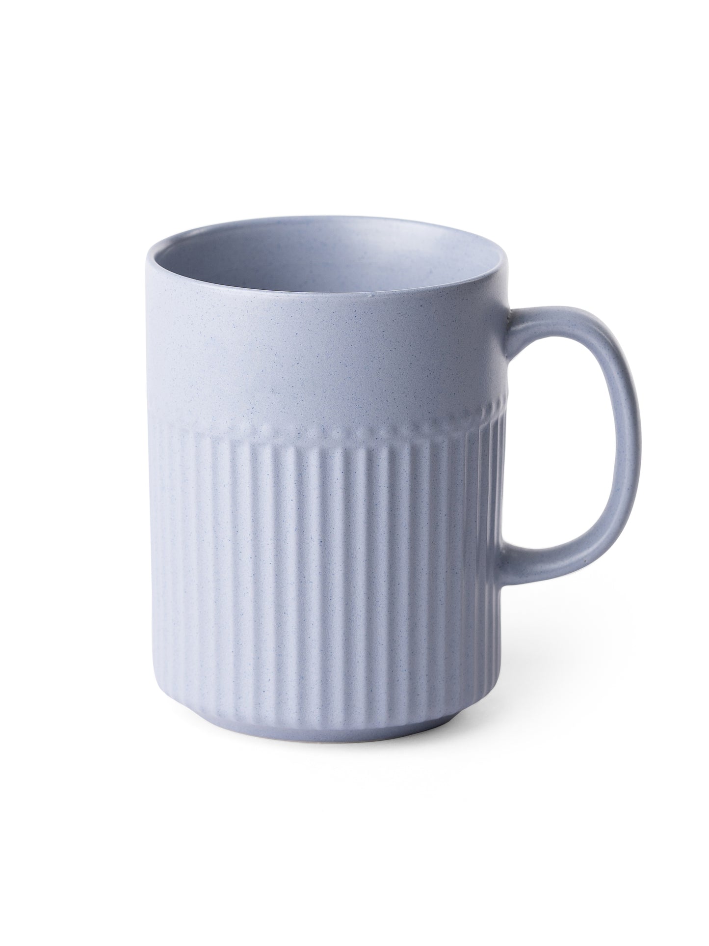 Crimson Matte Pebble Blue Coffee/ Milk Mug, 1 Piece, 350 ml