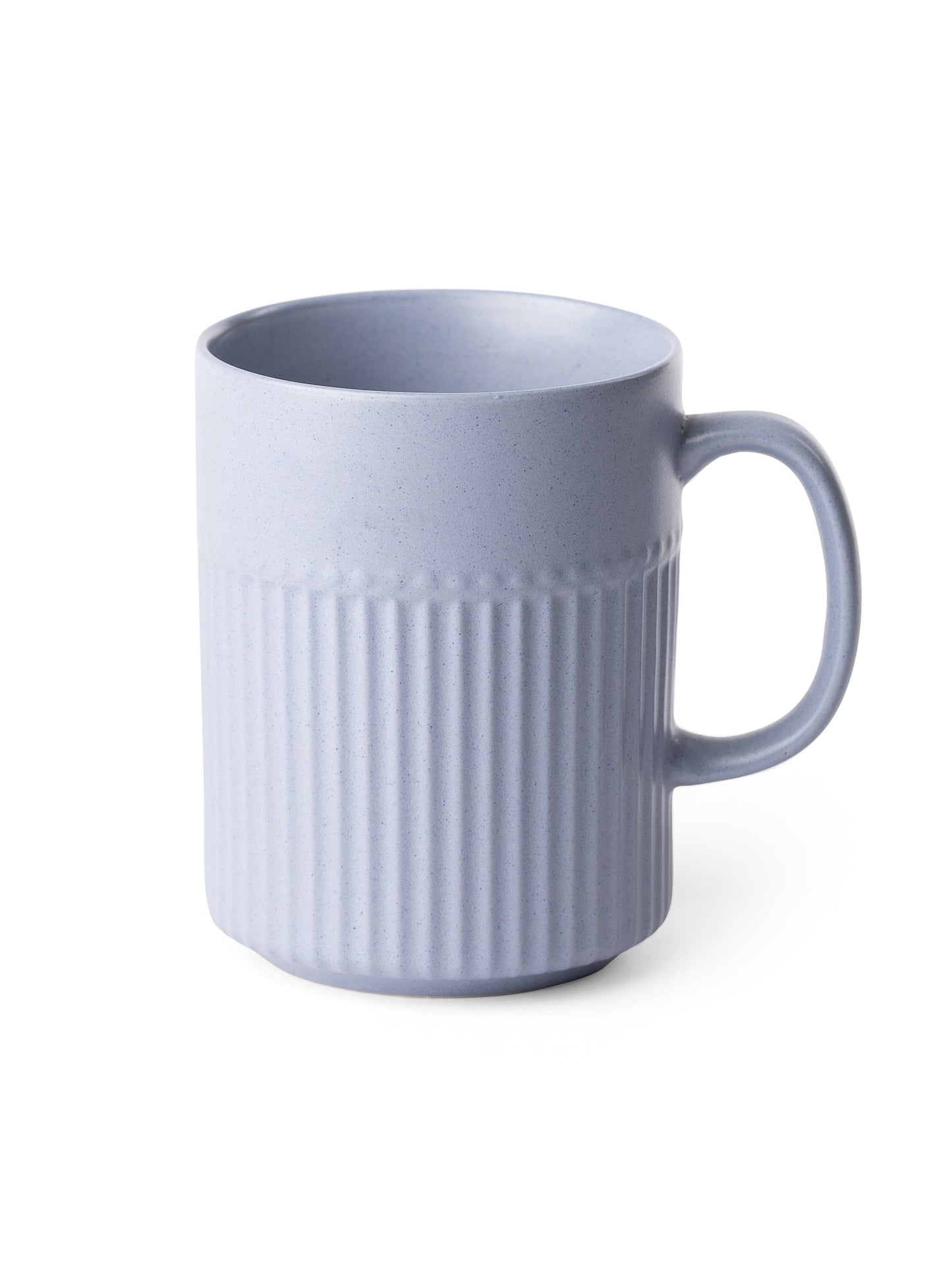 Crimson Matte Pebble Blue Coffee/ Milk Mug, 1 Piece, 350 ml