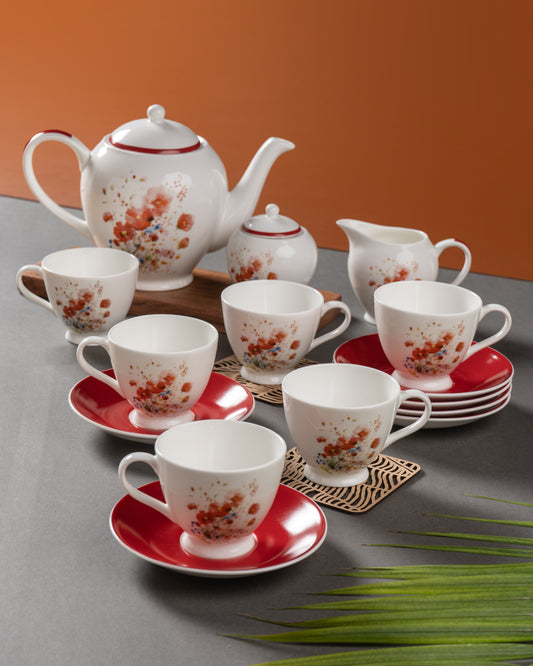 King Microwave Safe Tea Set of 15 (MW201)