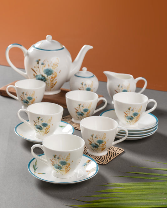 King Microwave Safe Tea Set of 15 (MW202)