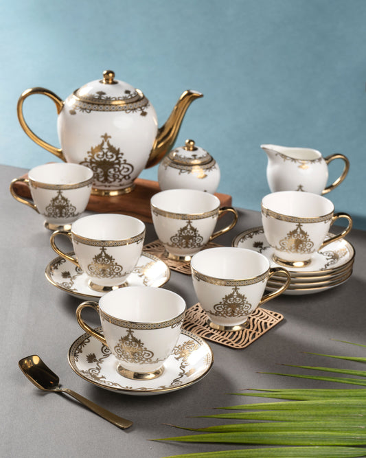 King Ebony Tea Set of 15 (E602)