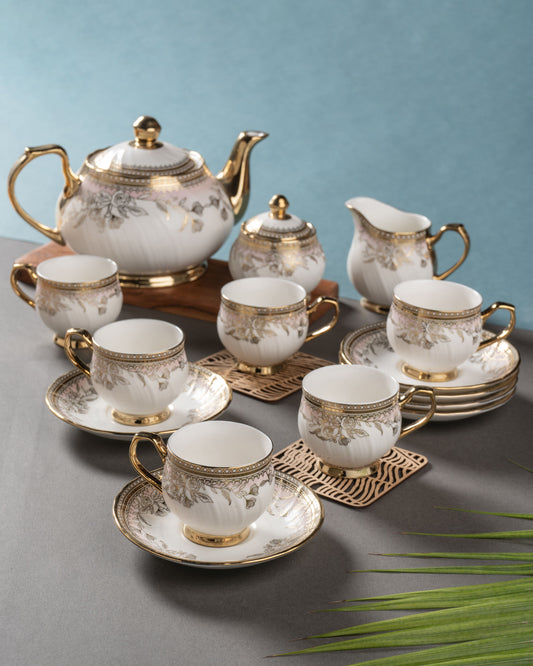 Karina Ebony Tea Set of 15 (E626)