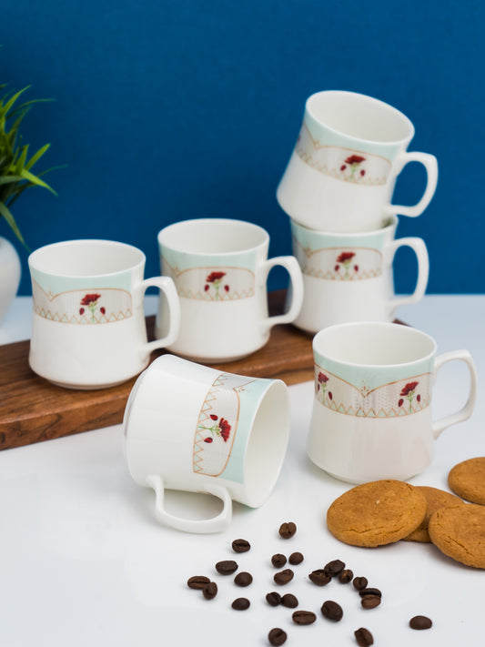 Mike Super Coffee & Tea Mugs, 150ml, Set of 6 (S302)