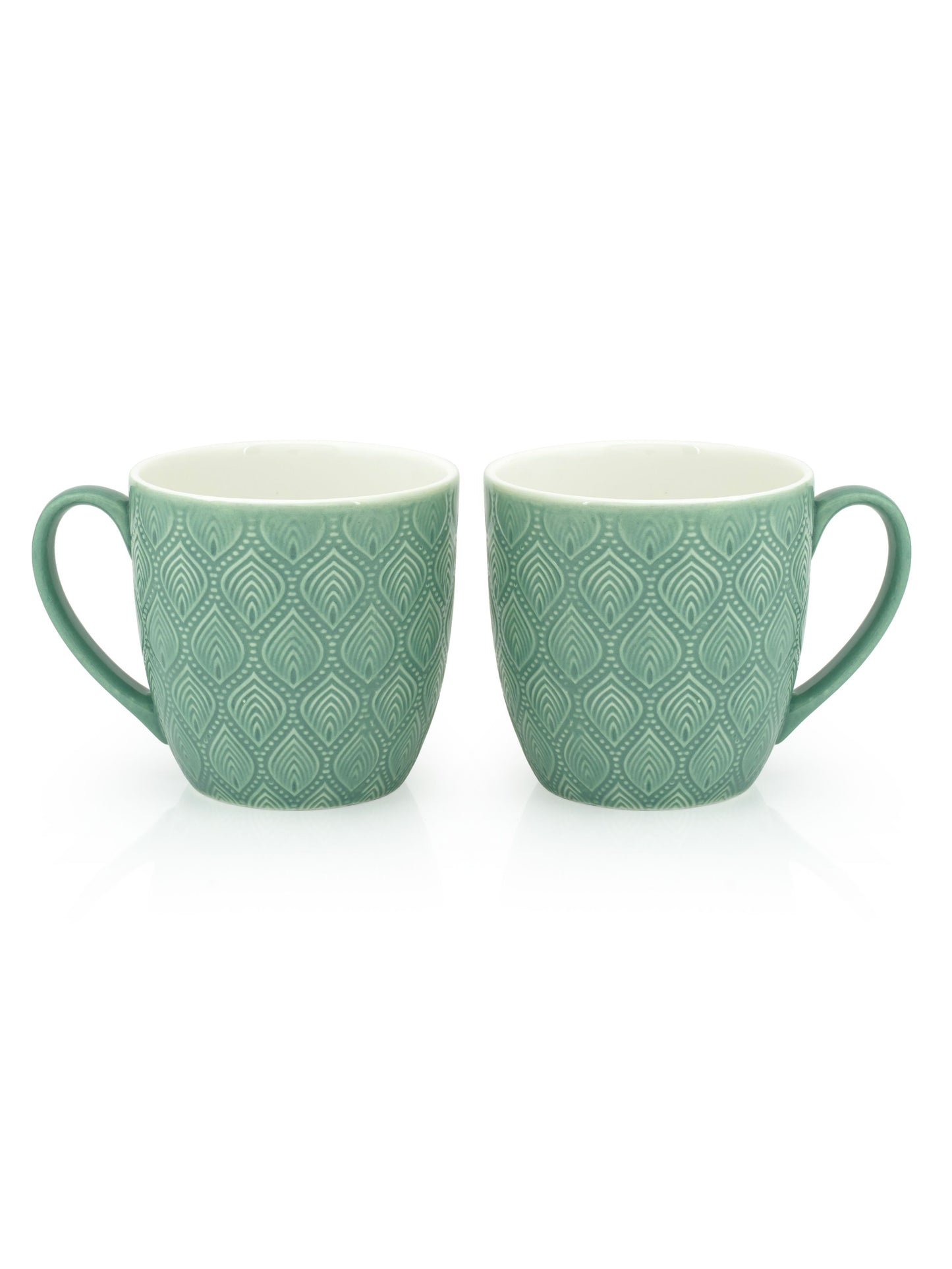 JCPL Feast Kohinoor Coffee & Tea Mug Set of 6 (Green)