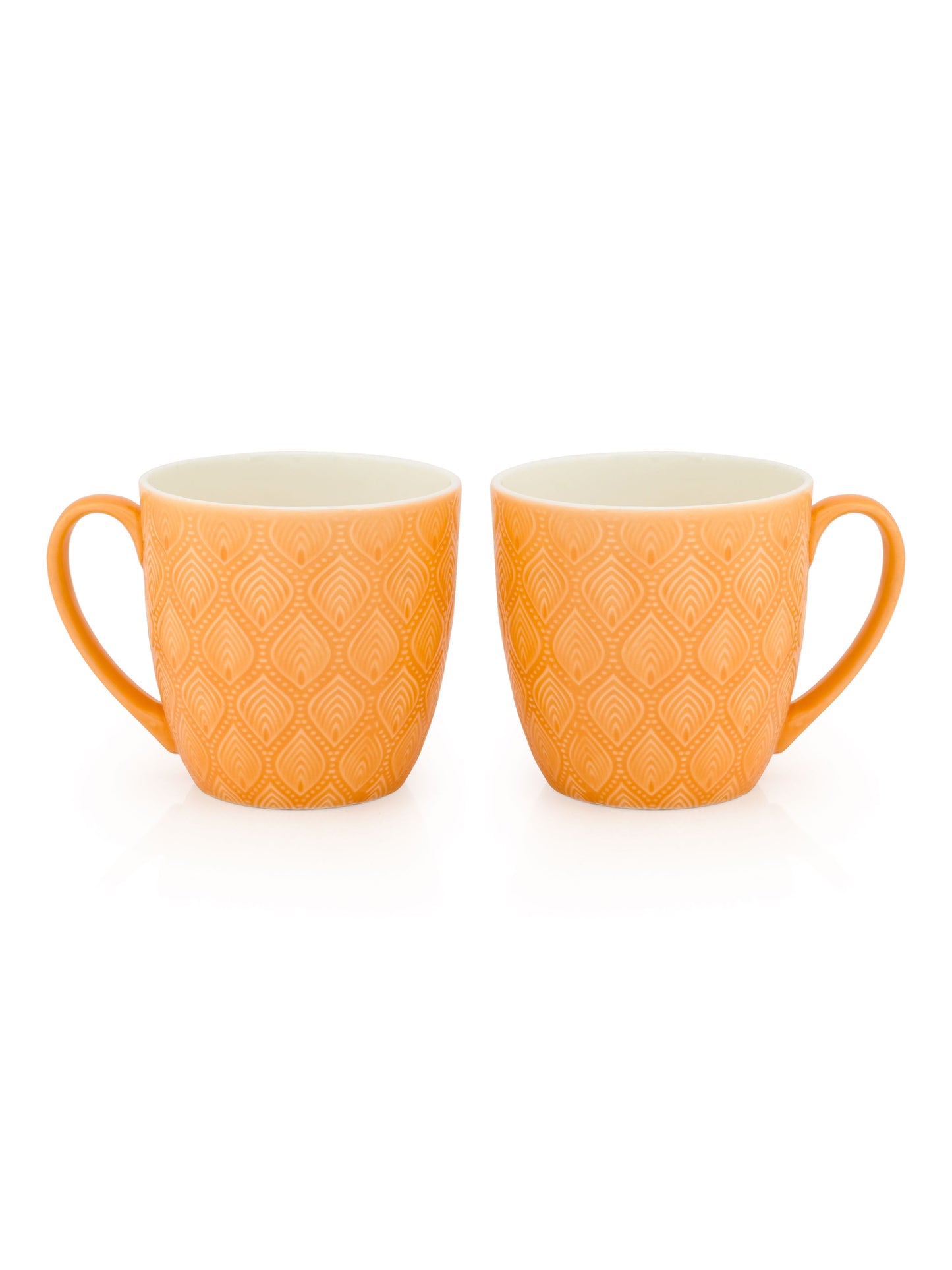 JCPL Feast Kohinoor Coffee & Tea Mug Set of 6 (Orange)