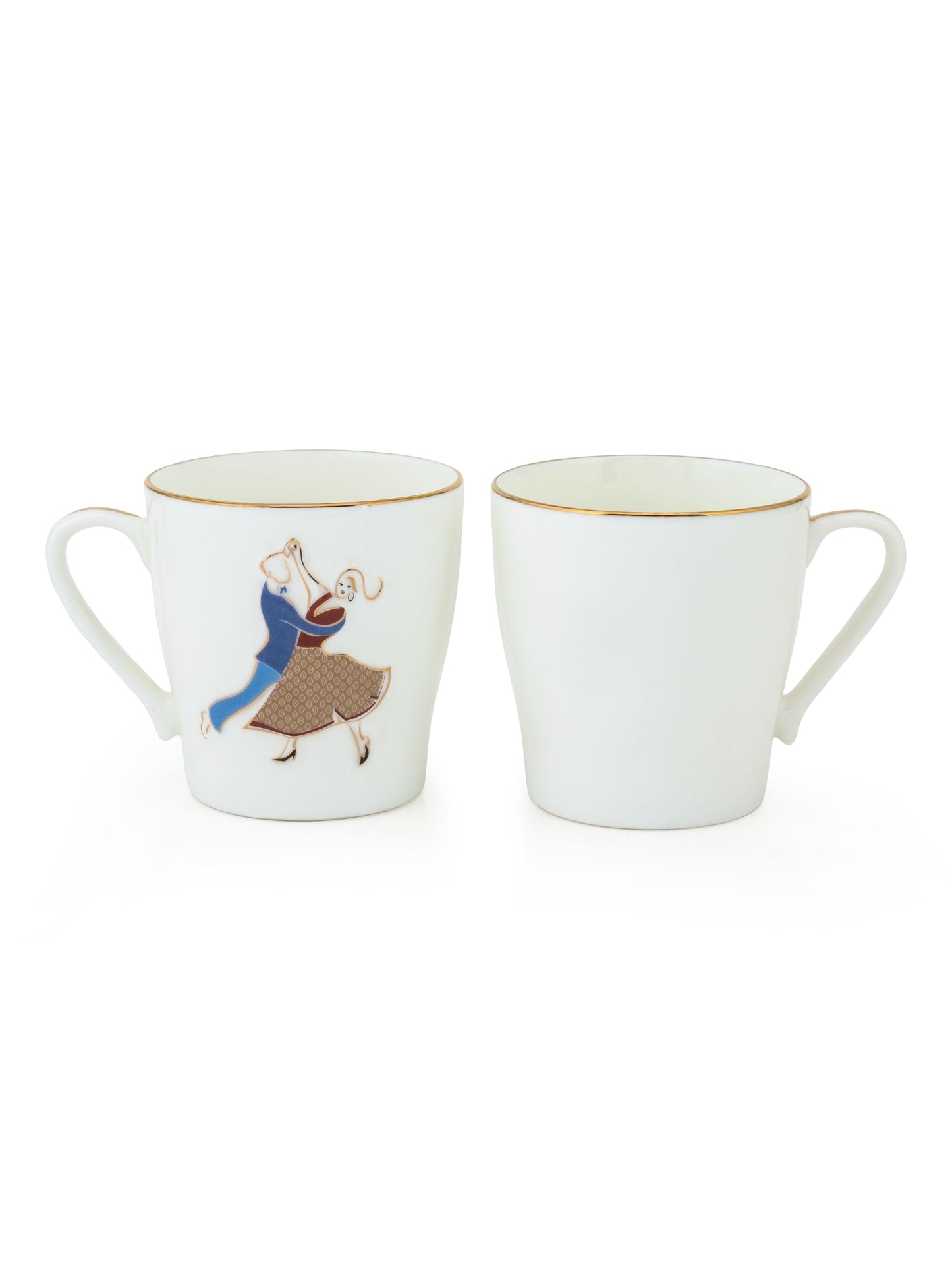 Swirl Coffee & Tea Mugs, 175ml, Set of 6 (387)