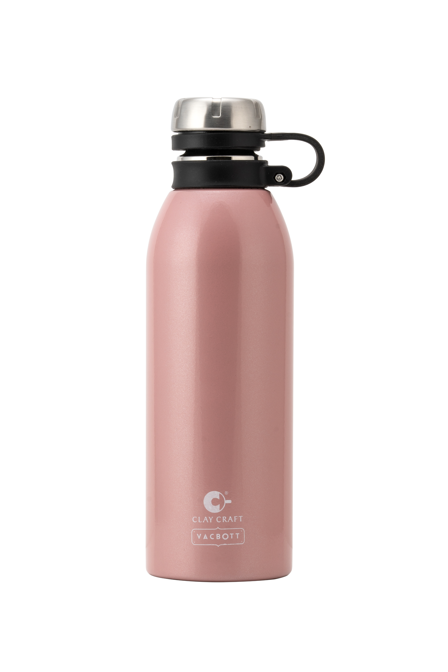 Vacbott Charlie Coral Vacuum Insulated Double Walled Water Bottle 18 Hrs Hot & 24 Hrs Cold Stainless Steel Flask, BIS Certified, 900ml