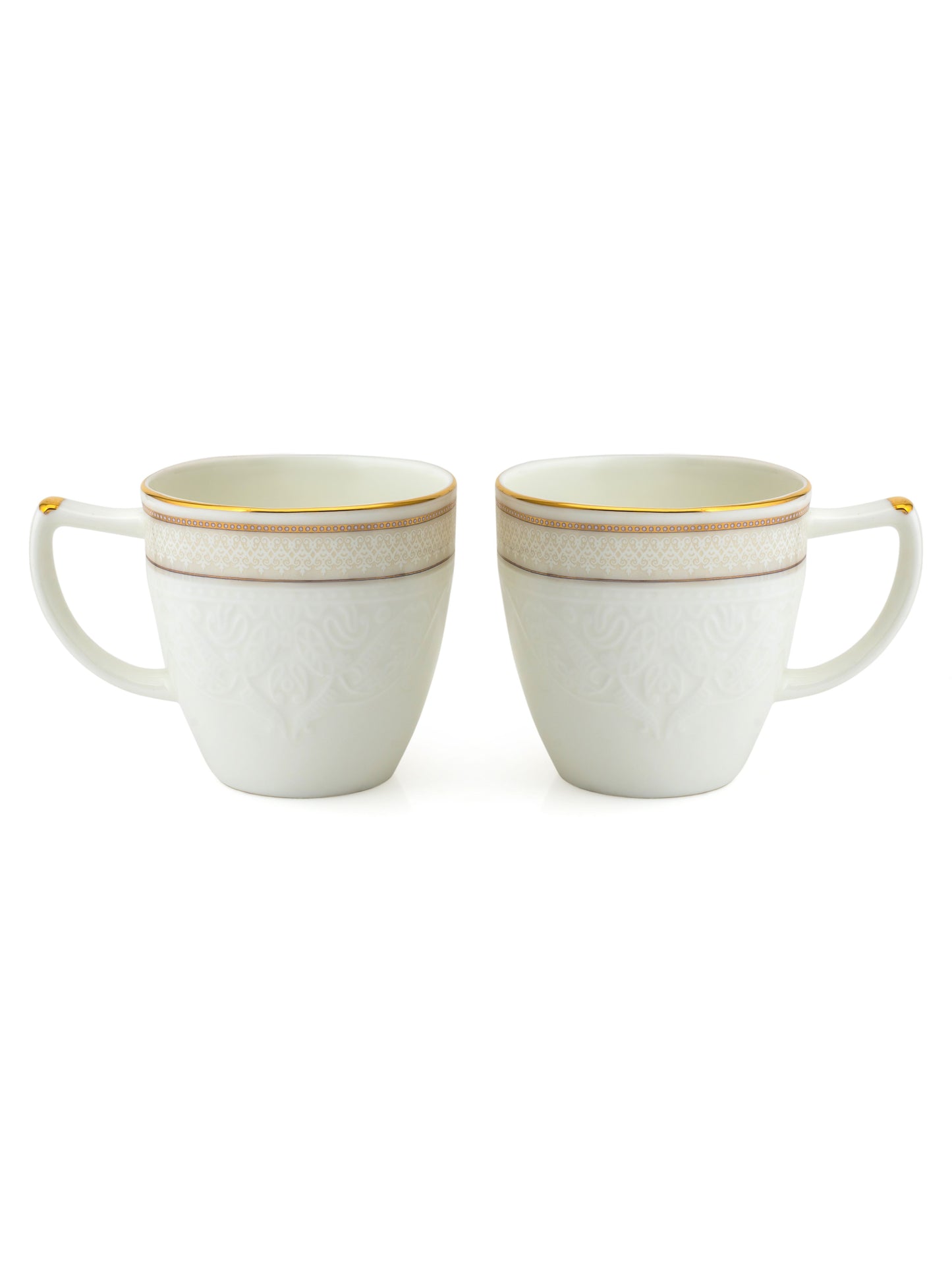 Satin Impression Coffee & Tea Mugs, 225ml, Set of 6 (1411)